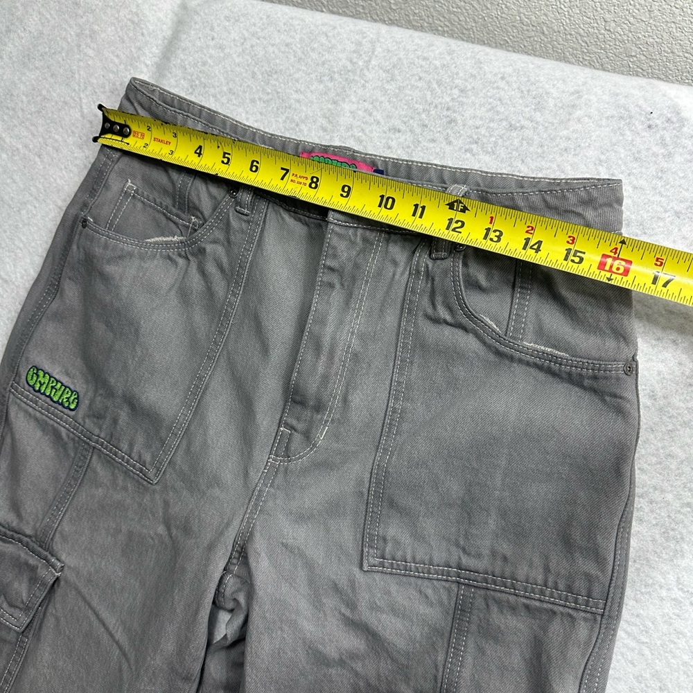 Empyre Tori Porkchop Pocket Grey Cargo Skate Jeans Size 10 - Picture 11 of 11